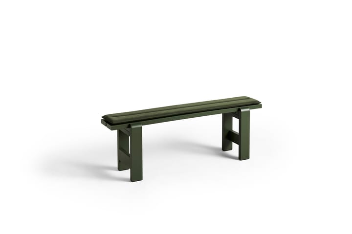 Banc Weekday 140x23 cm pin laqué, Olive HAY