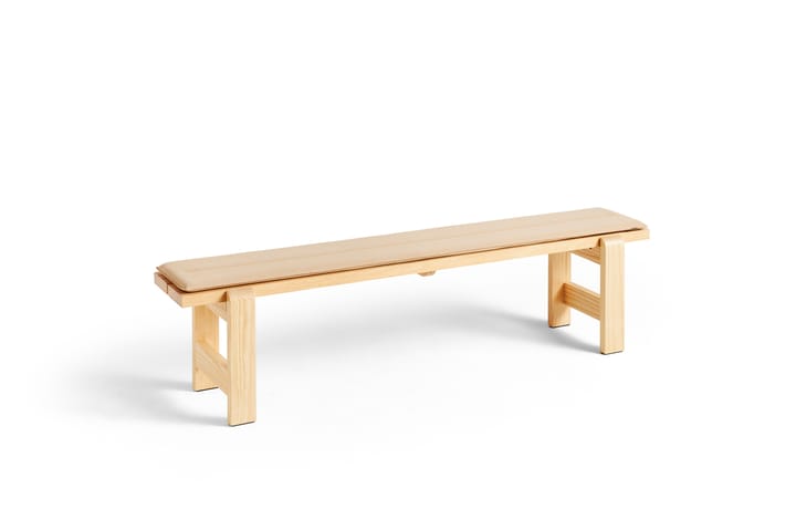 Banc Weekday 190x32 cm pin laqué, Natural HAY