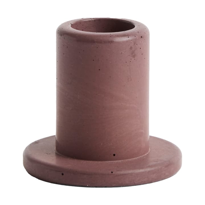 Bougeoir Tube béton 5,5 cm - Bordeaux - HAY