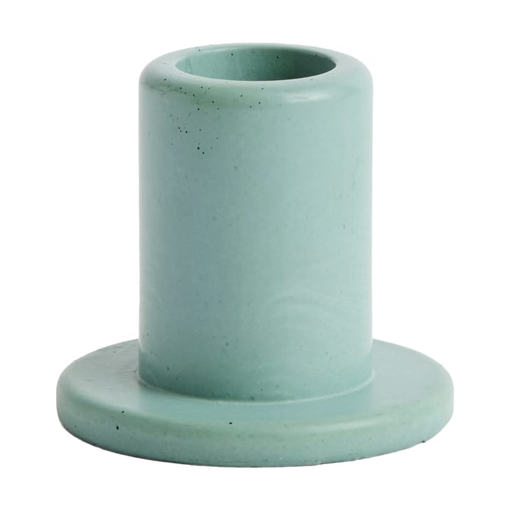 Bougeoir Tube béton 5,5 cm - Emerald green - HAY