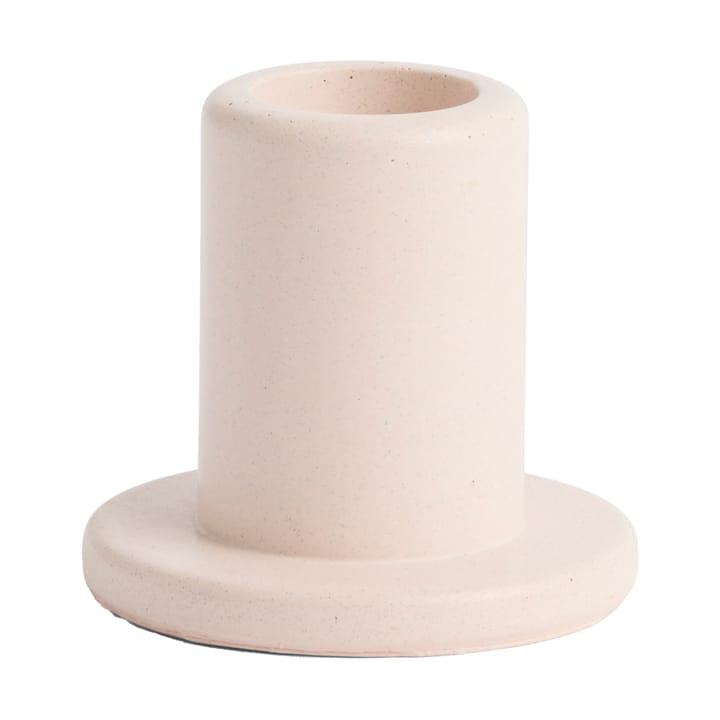 Bougeoir Tube béton 5,5 cm - Light pink - HAY