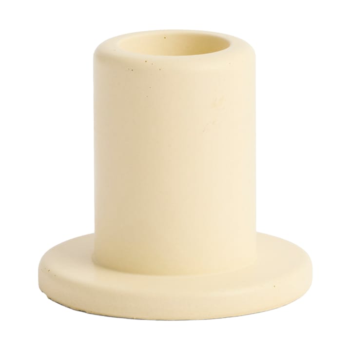 Bougeoir Tube béton 5,5 cm - Lime yellow - HAY