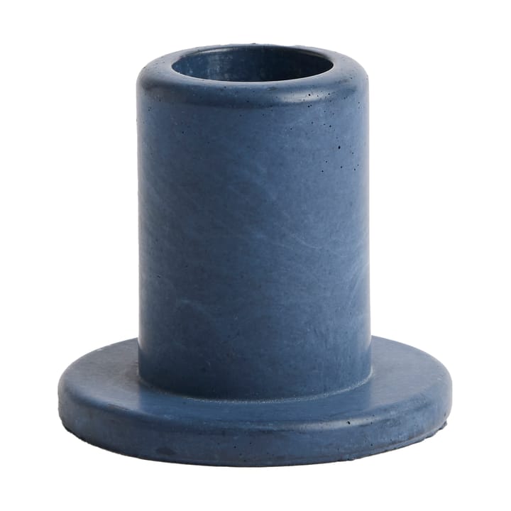 Bougeoir Tube béton 5,5 cm - Midnight blue - HAY