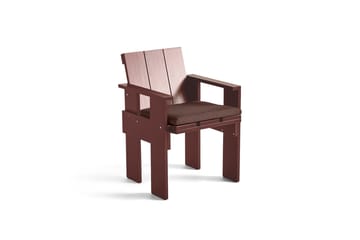 Chaise Crate Dining Chair, pin laqué - Iron red - HAY