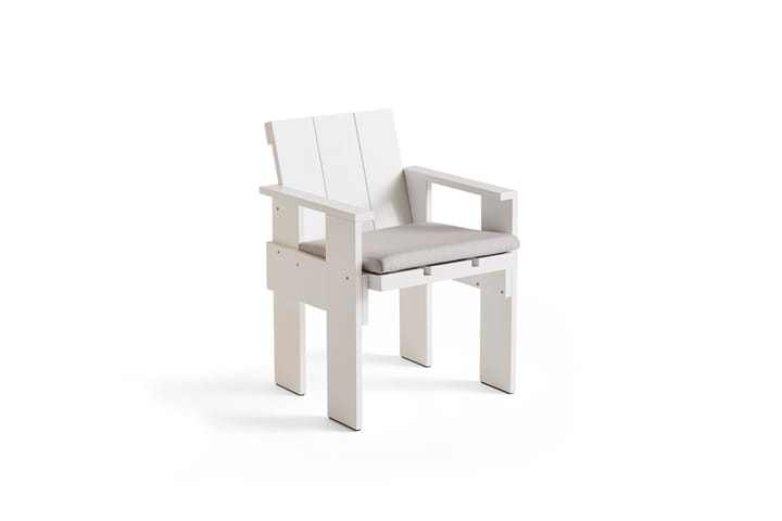 Chaise Crate Dining Chair, pin laqué, White HAY