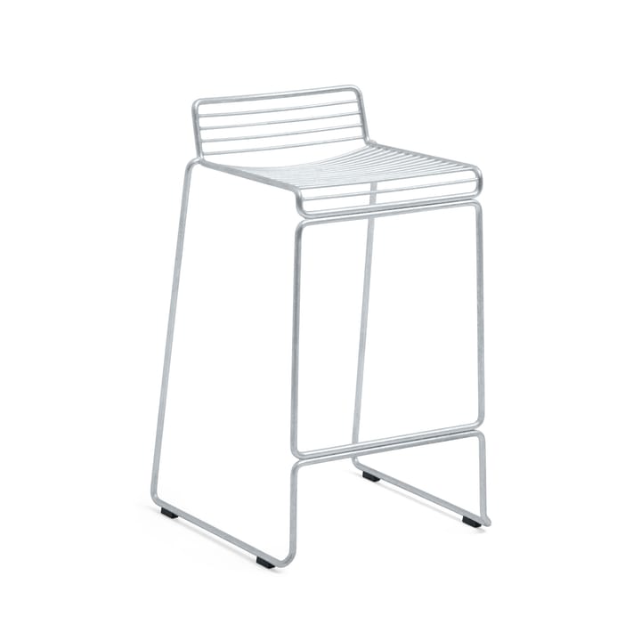 Chaise de bar Hee Low 65 cm - Galvanized - HAY