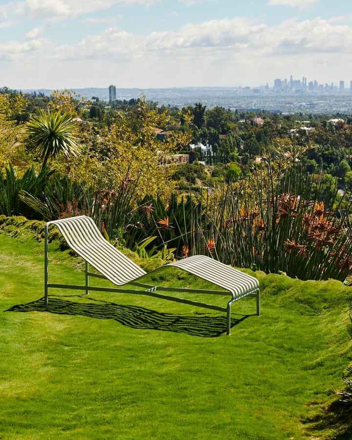 Chaise longue Palissade, sky grey HAY