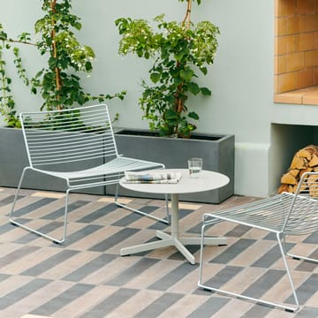 Chaise lounge Hee sled base - Galvanized - HAY