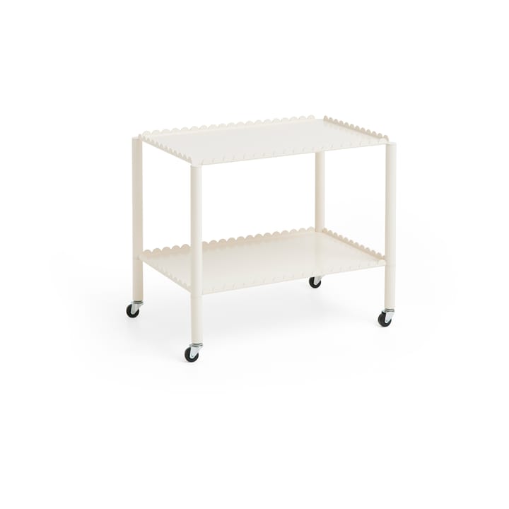 Chariot de service Arcs Trolley Low - Eggshell - HAY