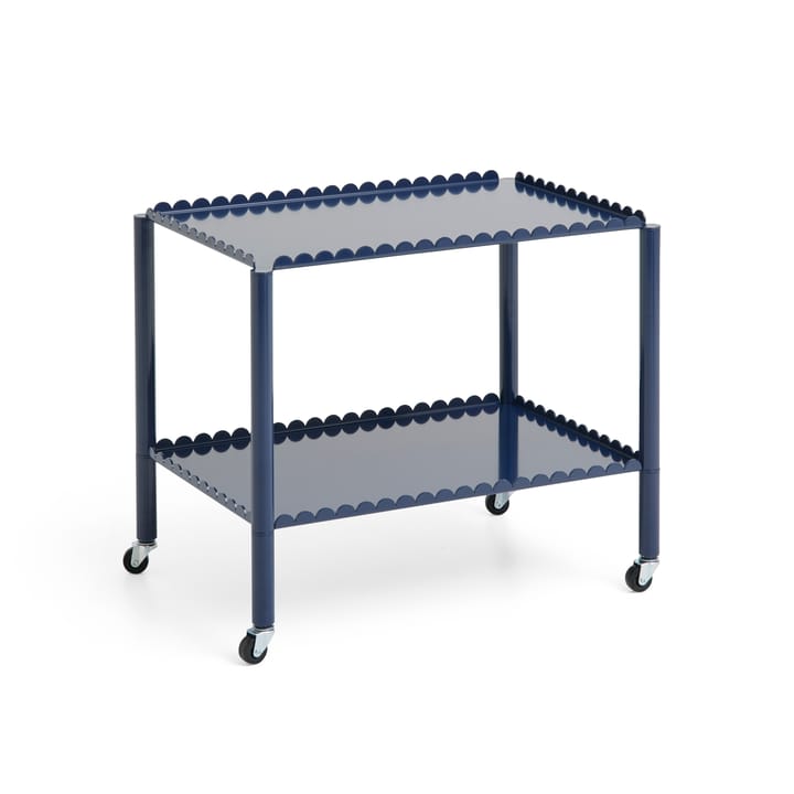 Chariot de service Arcs Trolley Low - Steel blue - HAY