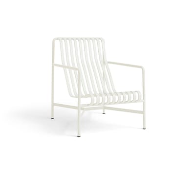 Fauteuil lounge Palissade High - Cream white - HAY