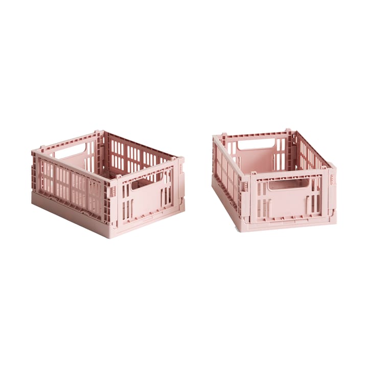 HAY Colour Crate Mini 13x17 cm, lot de 2, Blush HAY