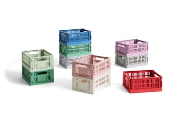 HAY Colour Crate Mini 13x17 cm, lot de 2 - Blush - HAY