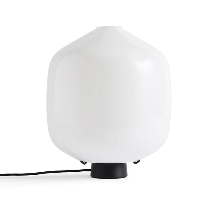 Lampe à poser Buoy Ø30 cm - Opal glass-soft black - HAY