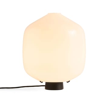 Lampe à poser Buoy Ø30 cm - Opal glass-soft black - HAY