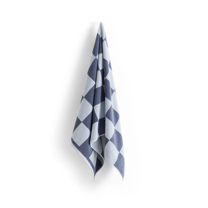 Serviette de bain Check 70x136 cm, Steel blue HAY