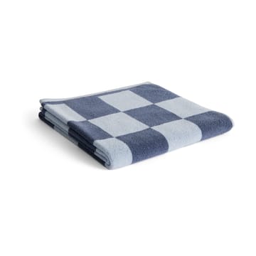 Serviette de bain Check 70x136 cm - Steel blue - HAY