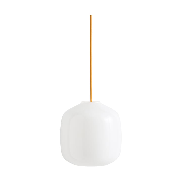 Suspension Buoy Ø20 cm, Opal glass-amber yellow HAY