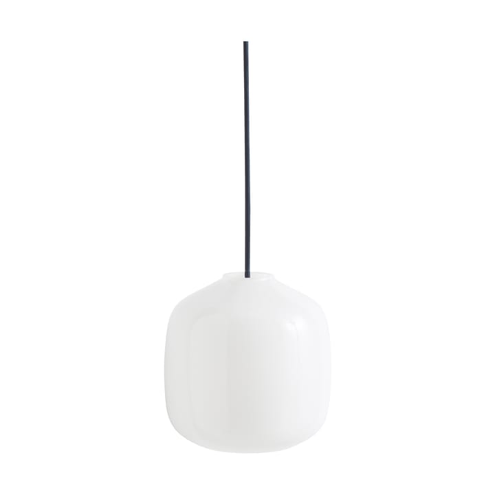 Suspension Buoy Ø20 cm - Opal glass-anthracite blue - HAY