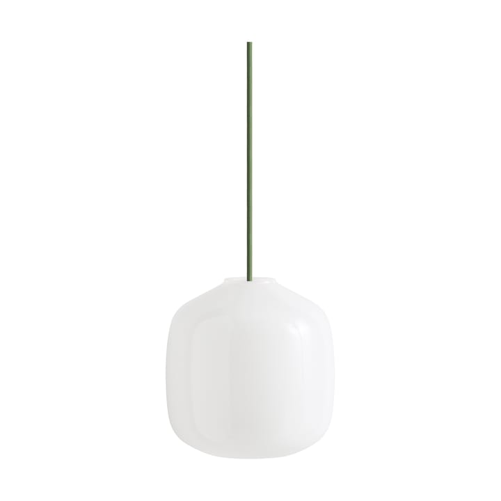 Suspension Buoy Ø20 cm - Opal glass-garden green - HAY