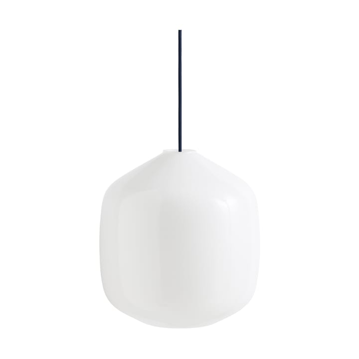 Suspension Buoy Ø30 cm - Opal glass-anthracite blue - HAY