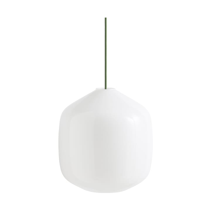 Suspension Buoy Ø30 cm - Opal glass-garden green - HAY