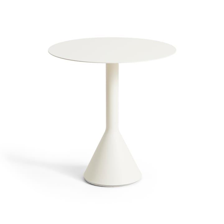 Table à café ronde Palissade Cone - Cream white, Ø70 cm - HAY