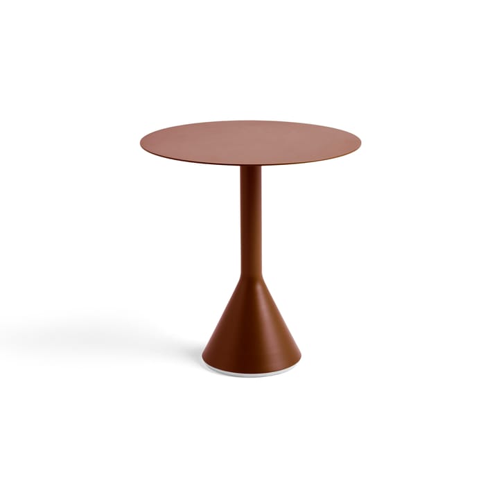 Table à café ronde Palissade Cone - Iron red, Ø70 cm - HAY