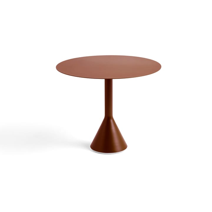 Table à café ronde Palissade Cone - Iron red, Ø90 cm - HAY