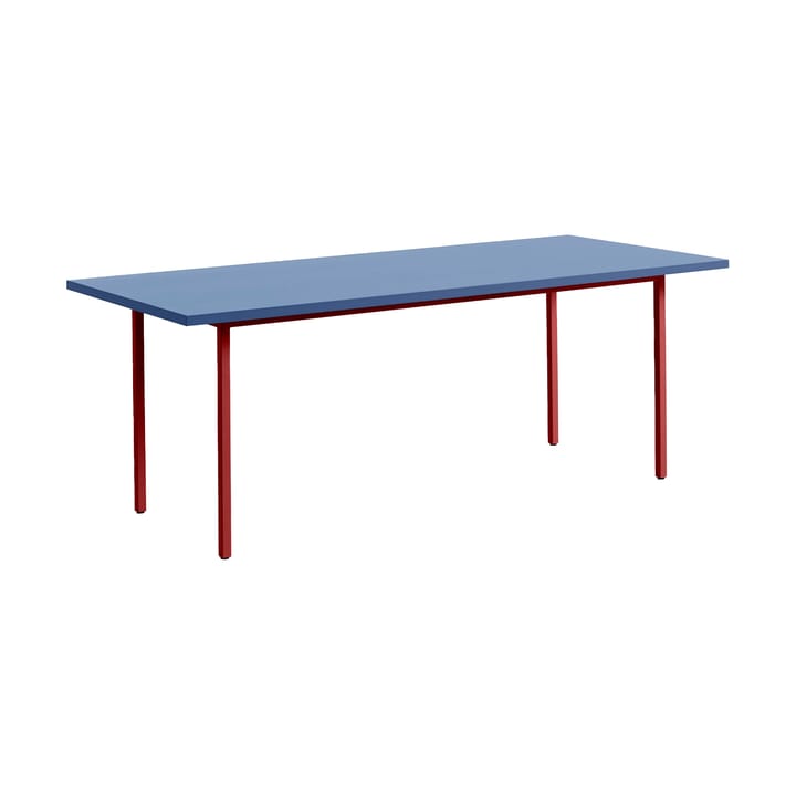 Table à manger Two-Colour Ø105 cm - Maroon red-blue - HAY