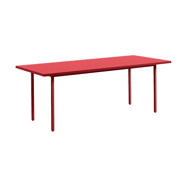 Table à manger Two-Colour Ø105 cm - Maroon red-red - HAY