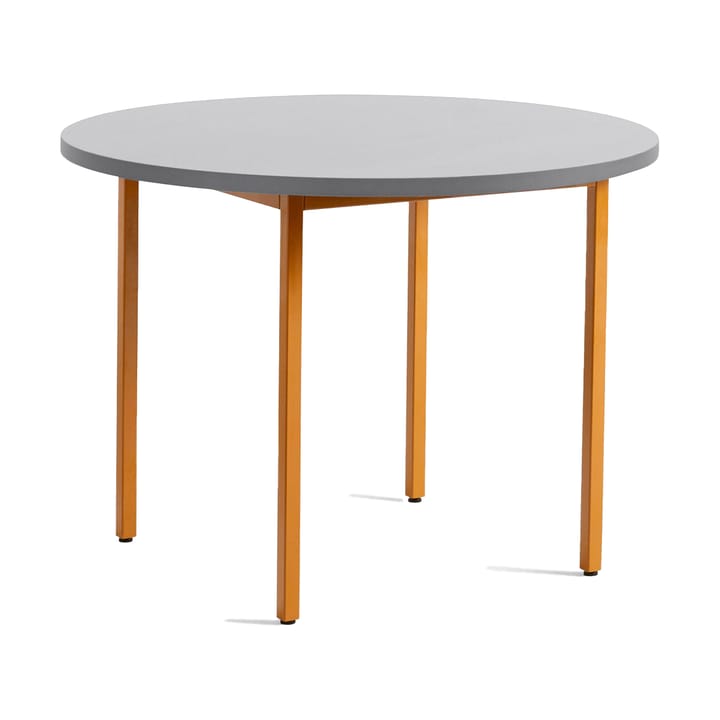 Table à manger Two-Colour Ø105 cm - Ochre-light grey - HAY