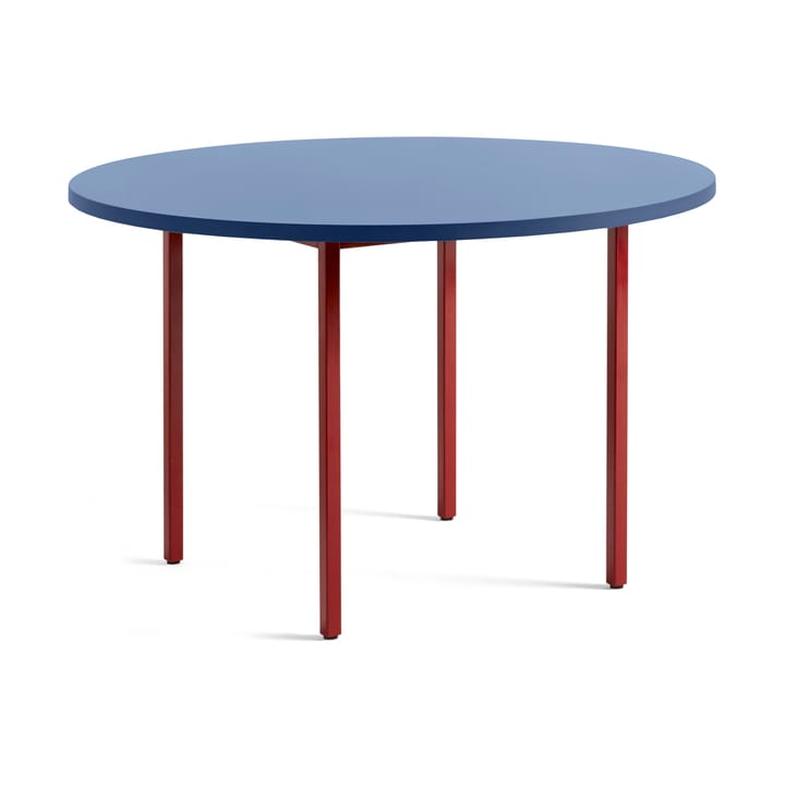 Table à manger Two-Colour Ø120 cm - Maroon red-blue - HAY