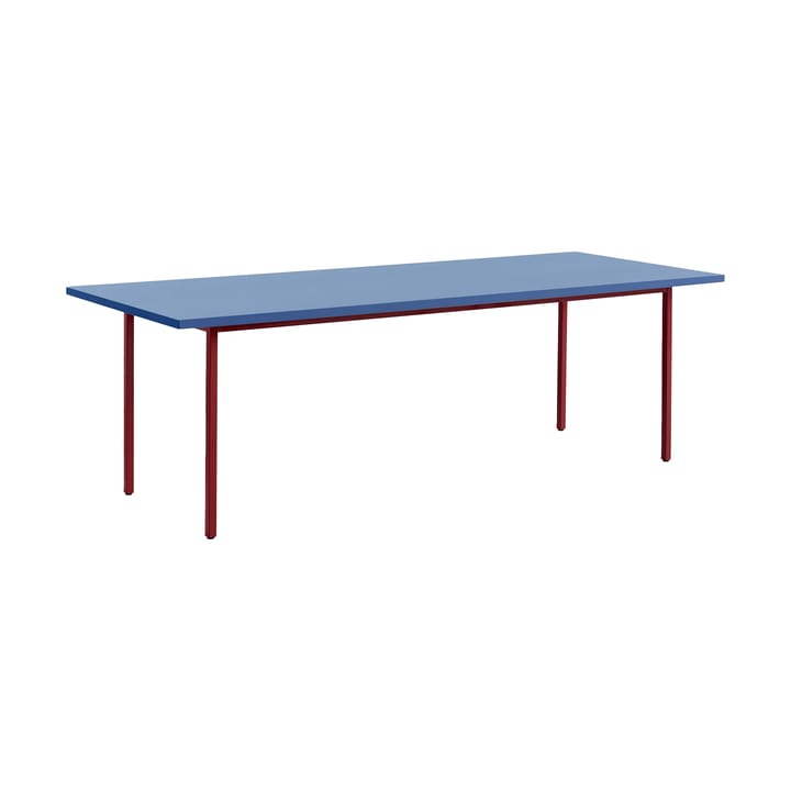 Table à manger Two-Colour Ø120 cm - Maroon red-blue - HAY