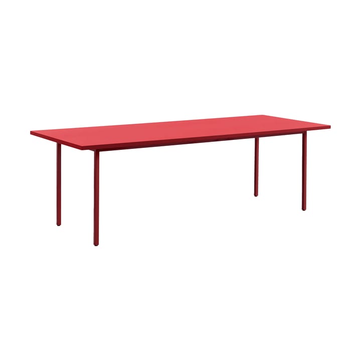 Table à manger Two-Colour Ø120 cm - Maroon red-red - HAY