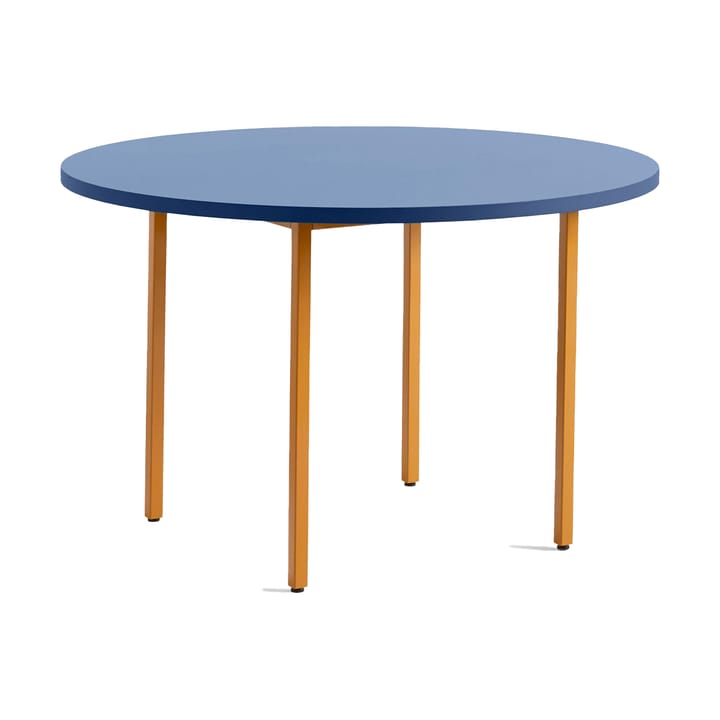 Table à manger Two-Colour Ø120 cm - Ochre-blue - HAY