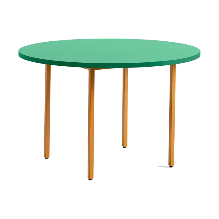 Table à manger Two-Colour Ø120 cm - Ochre-green mint - HAY