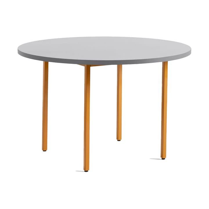 Table à manger Two-Colour Ø120 cm - Ochre-light grey - HAY