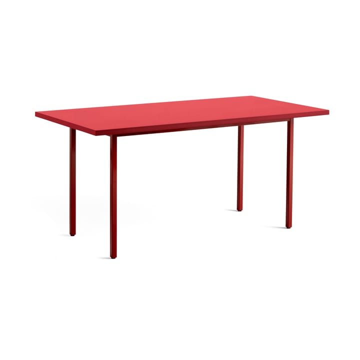 Table à manger Two-Colour 82x160 cm - Maroon red-red - HAY