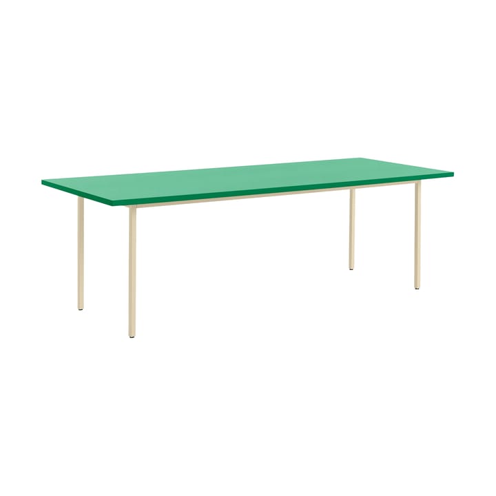 Table à manger Two-Colour 90x240 cm, Ivory-green mint HAY