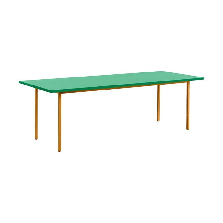 Table à manger Two-Colour 90x240 cm - Ochre-green mint - HAY