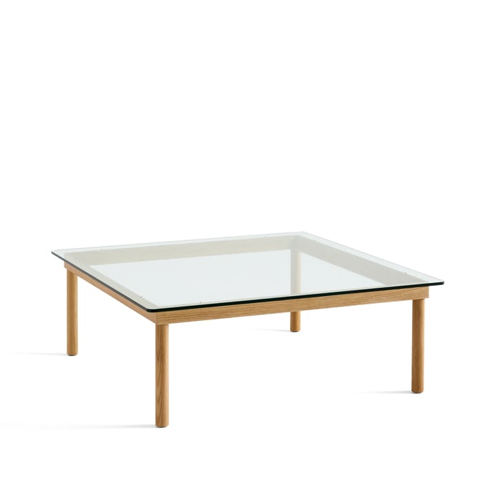 Table basse Kofi - Oak-clear glass, 100 cm - HAY