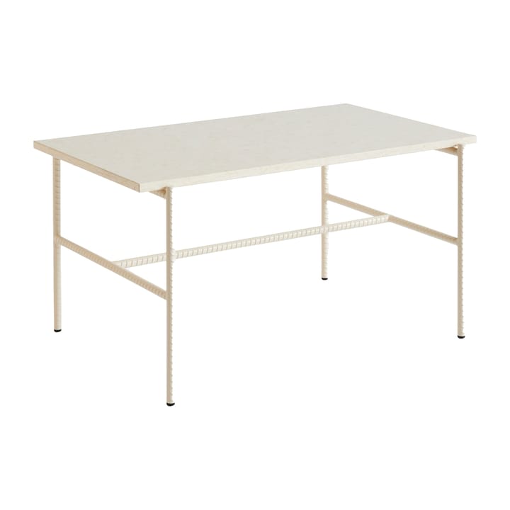 Table basse Rebar 80x49x40,5 cm - Beige marble-alabaster - HAY