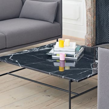 Table basse Rebar 80x49x40,5 cm - Black marble-black - HAY