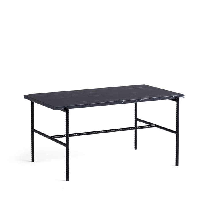 Table basse Rebar 80x49x40,5 cm - Black marble-black - HAY