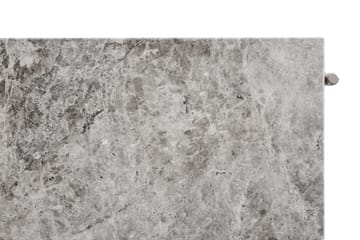 Table basse Rebar 80x84x33 cm - Grey marble-fossil - HAY