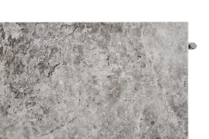 Table basse Rebar 80x84x33 cm, Grey marble-fossil HAY