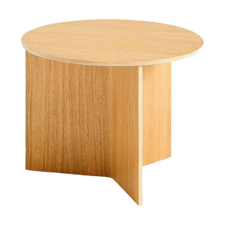 Table basse Slit Ø45 cm - Lacquered oak - HAY