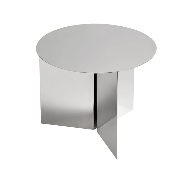 Table basse Slit - Polished stainless steel - HAY