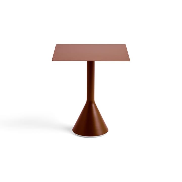 Table café carrée Palissade Cone 65x65 cm - Iron red - HAY